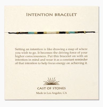 Intention Bracelet- Indian Summer Jewelry Cast of Stones 