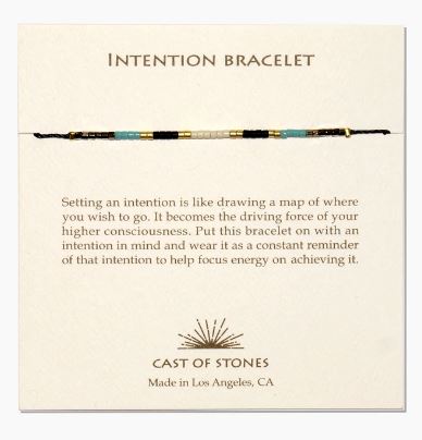 Intention Bracelet- Indian Summer Jewelry Cast of Stones 