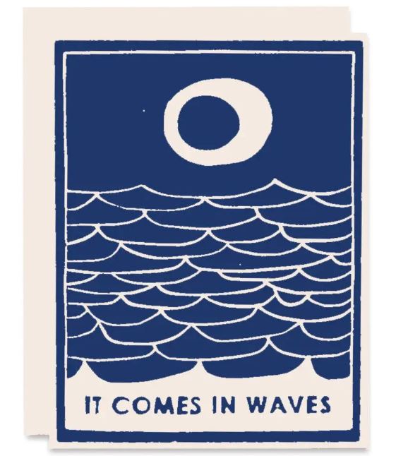 It Comes In Waves Card Stationary & Gift Bags Heartell Press 