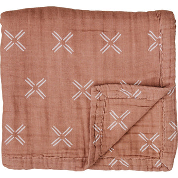 Just Peachy Muslin Quilt Mebie Baby 
