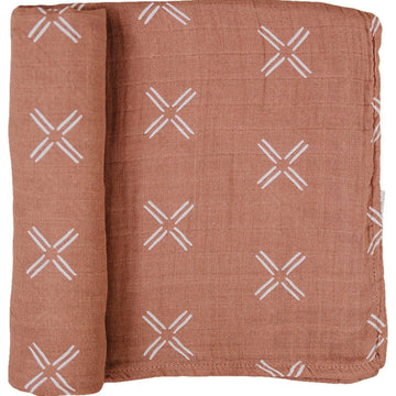 Just Peachy Muslin Swaddle Blanket Mebie Baby 