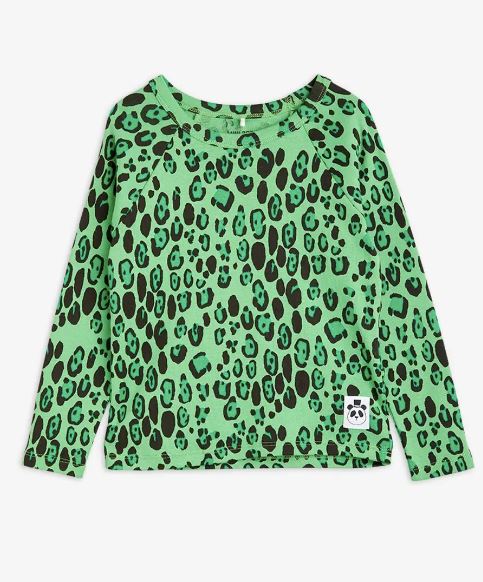 Leopard Raglan Sleeve T-Shirt Mini Chill Mini Rodini 9m-1.5yrs (80/86) 