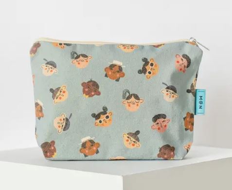 Little Faces Zip Pouch Mini Chill Mon Collection 