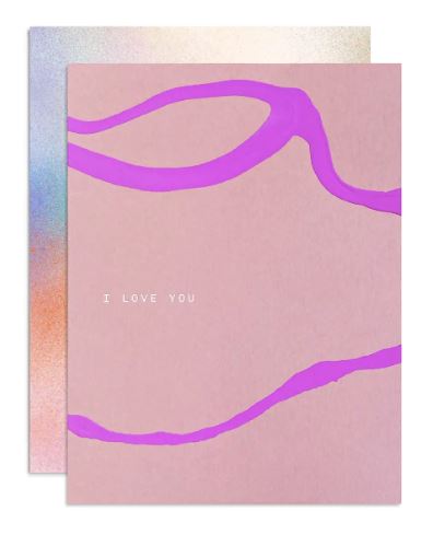 Love you Whirl Card Stationary & Gift Bags Moglea 