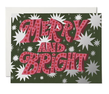 Merry & Bright Card Stationary & Gift Bags Red Cap Cards 