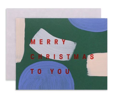 Merry Christmas To You Card Stationary & Gift Bags Moglea 