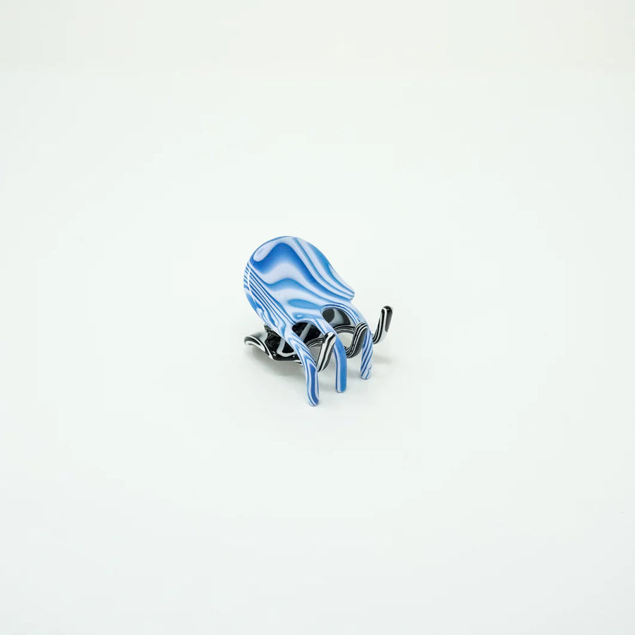 Mini Claw Accessories Chunks Marbled Black & Blue 