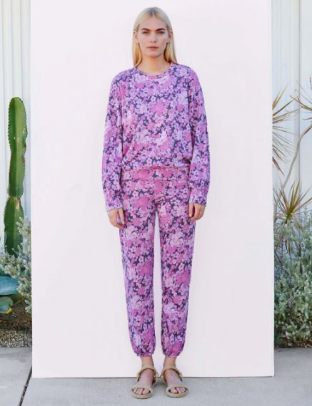 Mod Floral Sweatshirt Clothing Sundry 