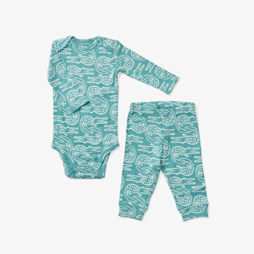 Onesie + Pant Set - Alligator | Spruce Mini Chill Lewis 0-3 