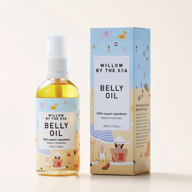 Organic Belly Oil Mini Chill Willow By The Sea 