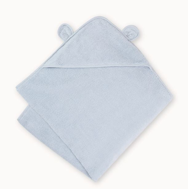 Organic Hooded Towels for Babies & Toddlers Mini Chill Natemia Blue 
