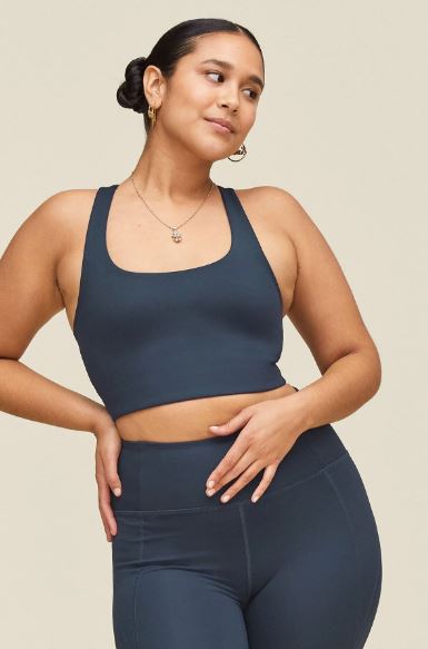 Paloma Bra Clothing Girlfriend Collective Midnight XS 