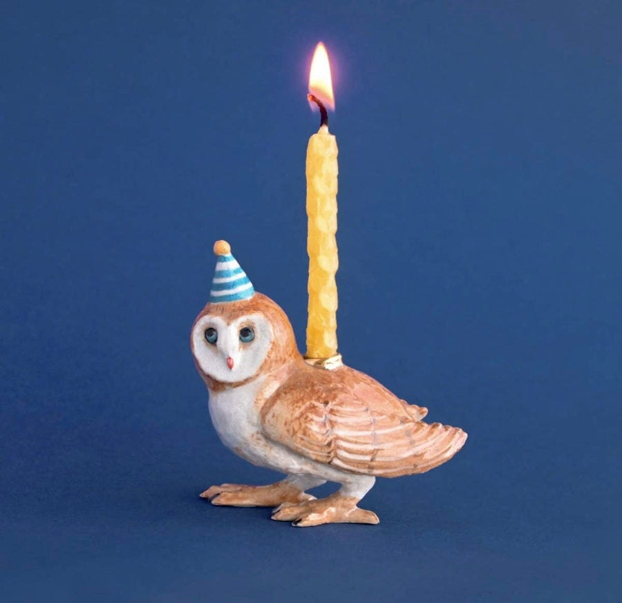 Porcelain Cake Toppers Home Camp Hollow Barn Owl 