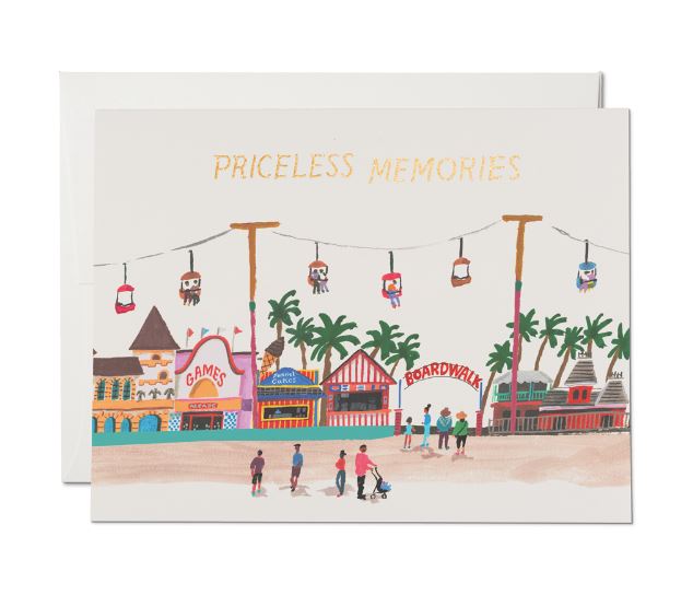 Priceless Memories Stationary & Gift Bags Red Cap Cards 