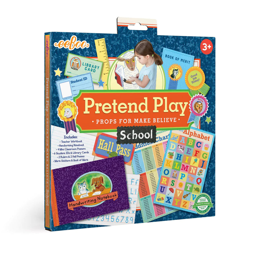 School Pretend Play Set Mini Chill eeBoo 