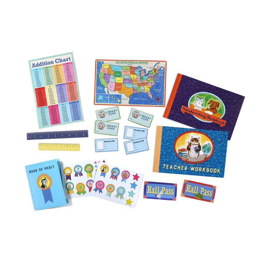 School Pretend Play Set Mini Chill eeBoo 