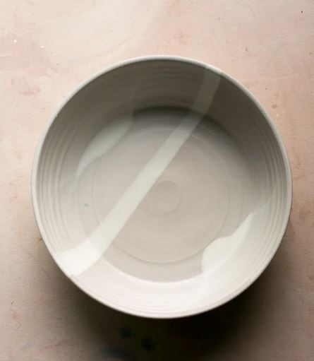Serving Bowl Home Decor Settle Ceramics Matte White 