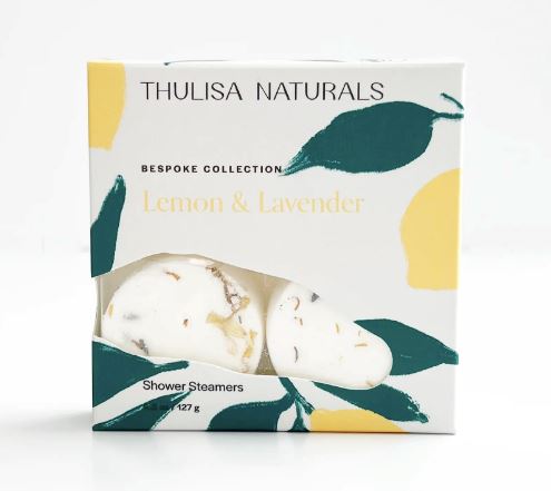 Shower Steamers Skincare Thulisa Naturals Lavender + Lemon (Bespoke) 