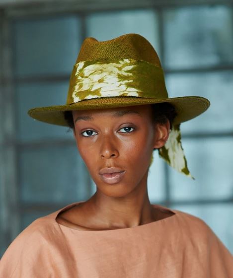 Siena - Olive Tie Dye Hat Accessories Artesano 