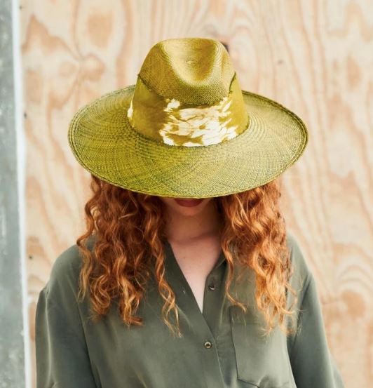 Siena - Olive Tie Dye Hat Accessories Artesano 