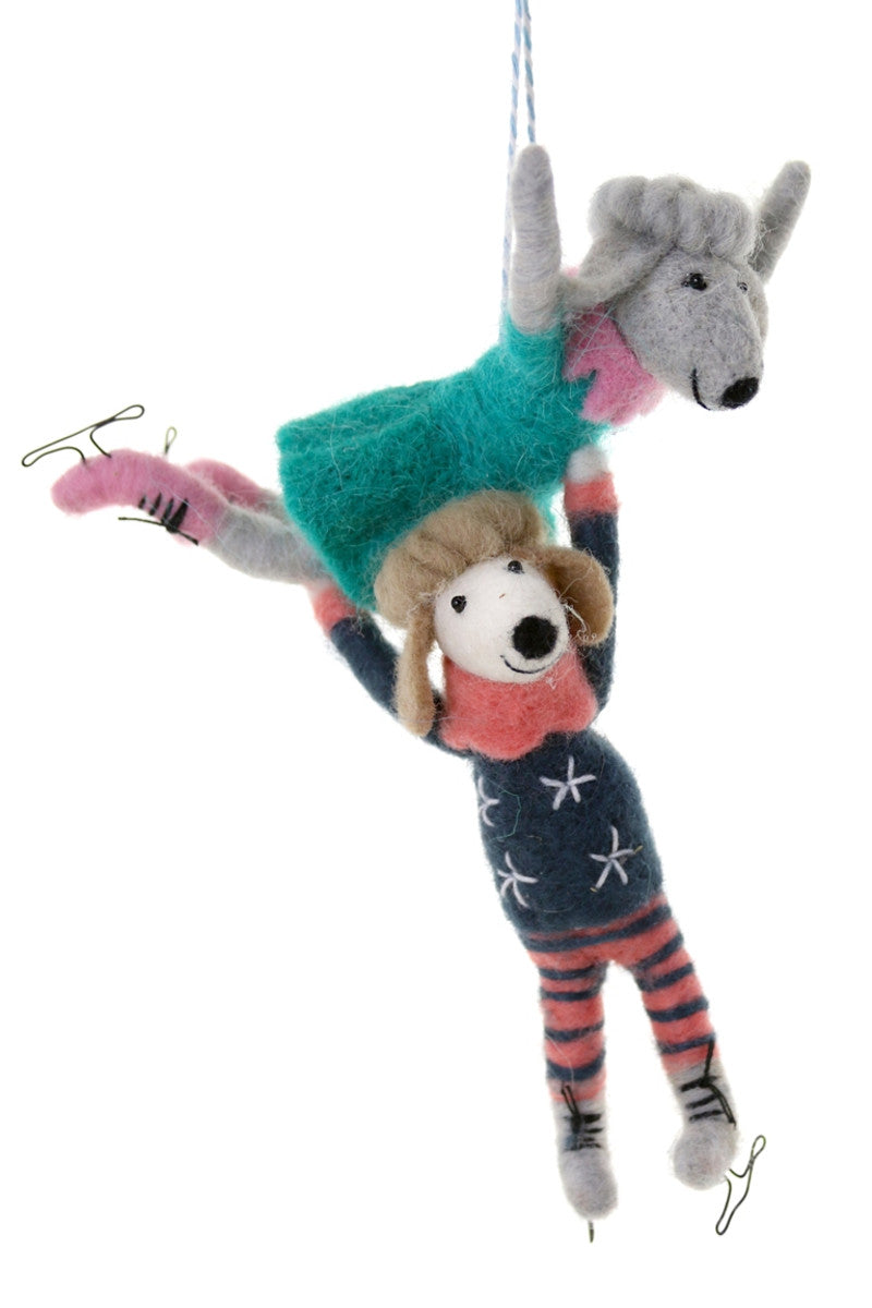 Skating Poodles Ornament Home Cody Foster 
