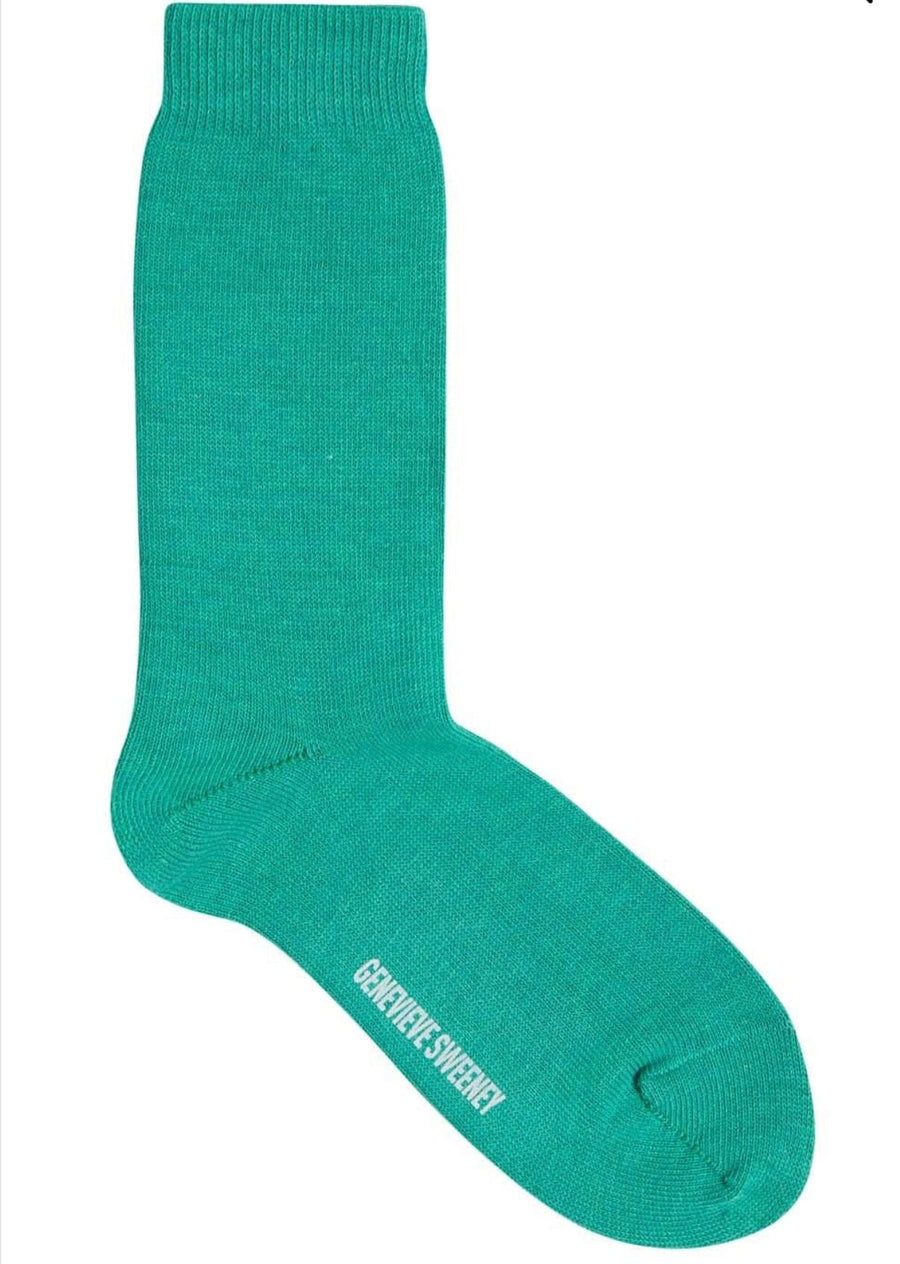 SOTTO ORGANIC COTTON SOCKS Accessories Genevieve Sweeney Green 