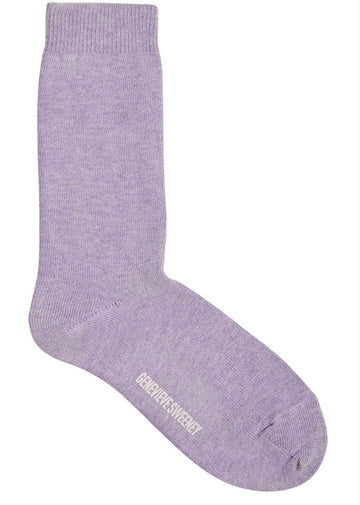 SOTTO ORGANIC COTTON SOCKS Accessories Genevieve Sweeney Lilac 