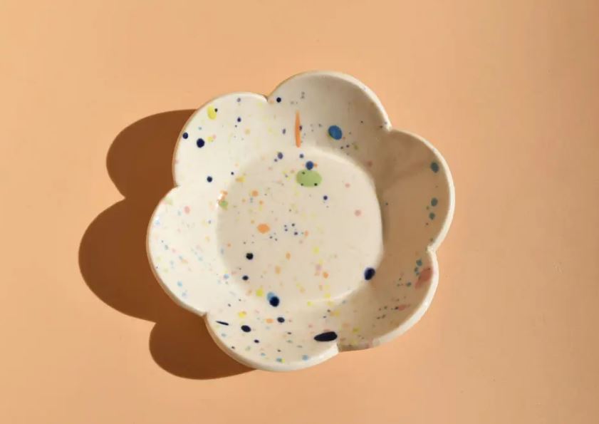 Splatter Daisy Dish Jewelry Holders Christi Ahee Ceramics 