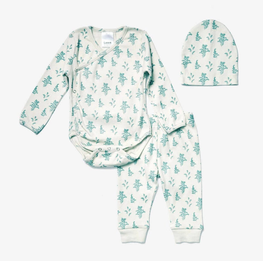 Spruce Goldenrod 3pc Baby Set Mini Chill Lewis 0-3 