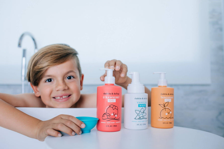 Strawberry Shampoo, Bubble Bath & Body Wash Mini Chill Dabble & Dollop 