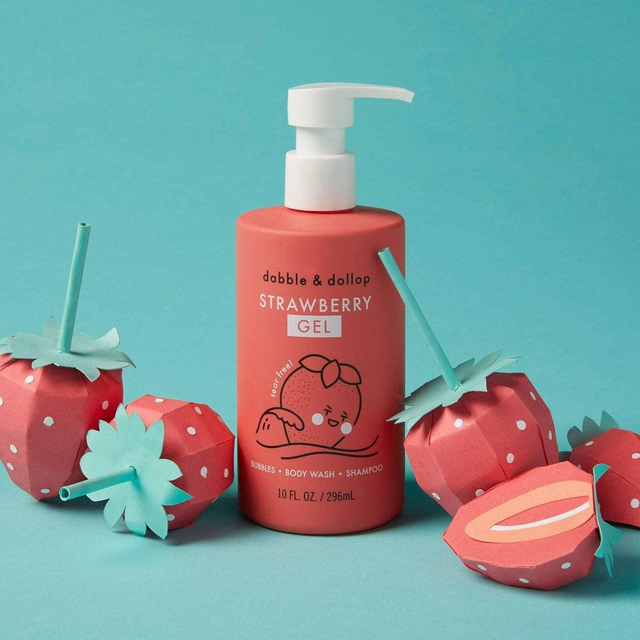 Strawberry Shampoo, Bubble Bath & Body Wash Mini Chill Dabble & Dollop 