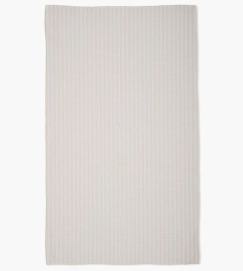Super Absorbent Kitchen Tea Towels Tabletop Geometry Summer Stripe Cream 