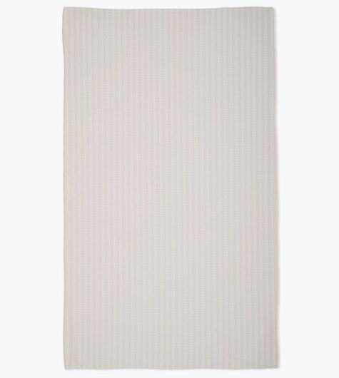 Super Absorbent Kitchen Tea Towels Tabletop Geometry Summer Stripe Cream 