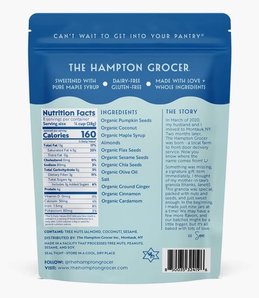 Super Seed Grain Free Granola Pantry The Hampton Grocer 