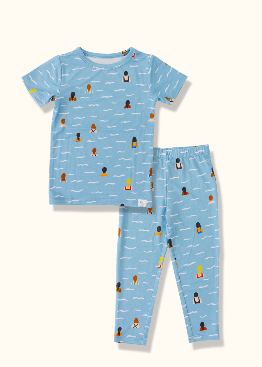 Swimming Pajama Set Mini Chill Loocsy LLC 12-18M 