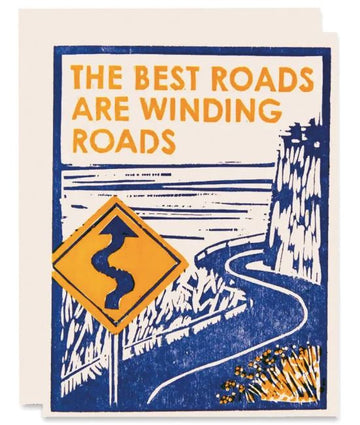 The Best Roads Are Winding Card Stationary & Gift Bags Heartell Press 