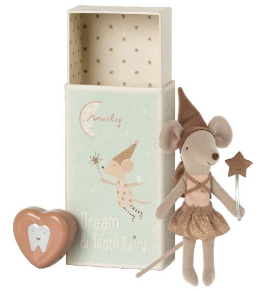 Tooth Fairy Mouse Rose Mini Chill Maileg 