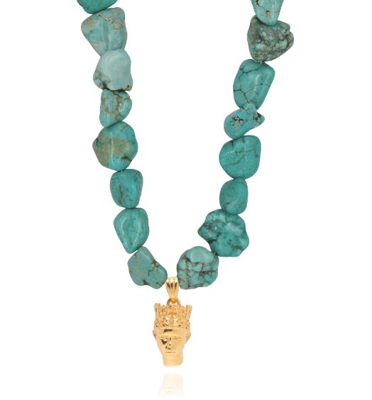 TYCHE TURQUOISE NECKLACE Jewelry Hermina Athens 