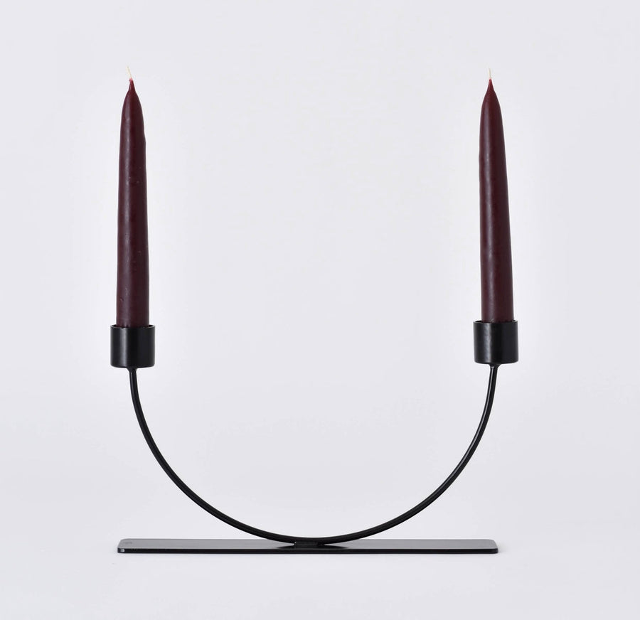 U Candlestick Home Decor Boonies Black 
