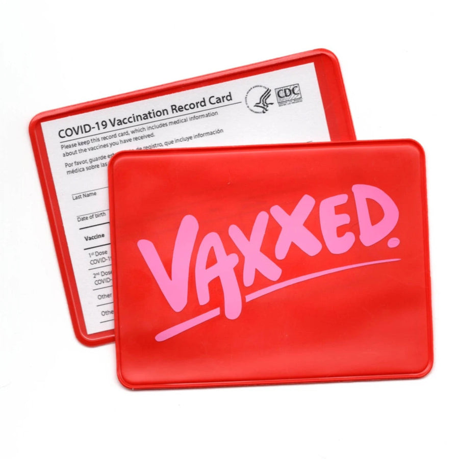 VAXXED Card Holder Accessories Rhino Parade Red 