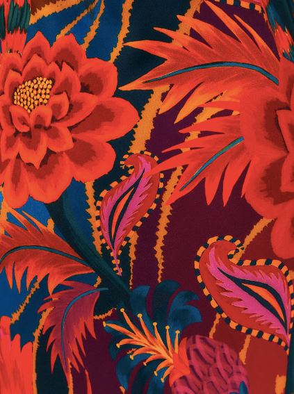 Vintage Wave Multicolor Maxi Dress Clothing Farm Rio 