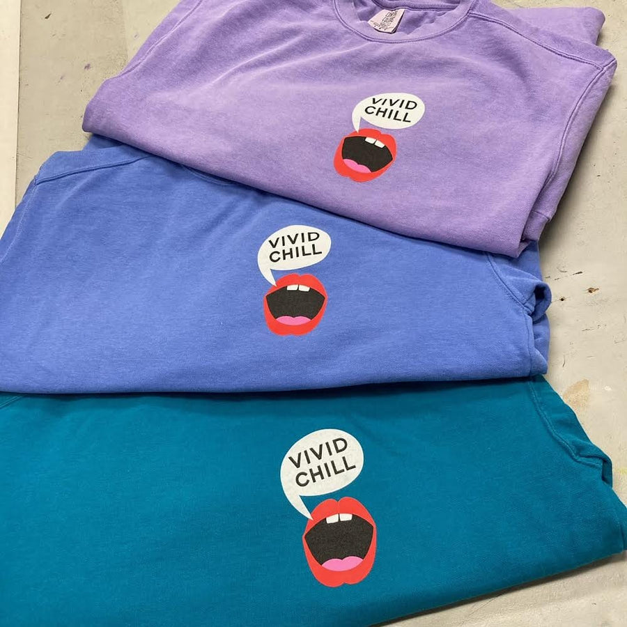 VIVID CHILL MOUTH SWEATSHIRTS Vivid Chill 